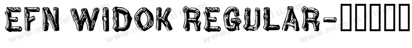 EFN Widok Regular字体转换